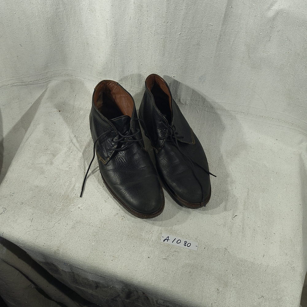 Boston & Murphy Men's Size 10 Elegant Black Leather Lace Up Ankle Boots